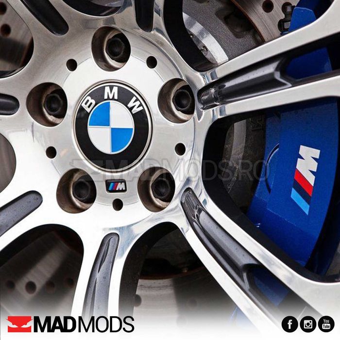 Set 4 capacele jante BMW 68mm, 60mm, 56mm Seria 1 2 3 4 5 6 7 8 i X M