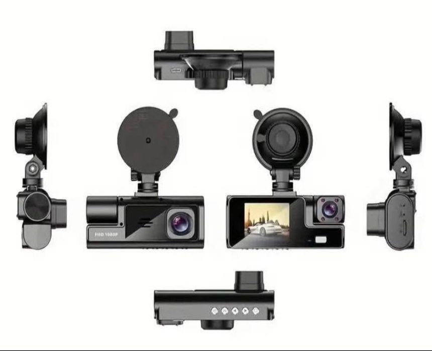 Cameră de bord HD cu 2 camere + card de 32 GB