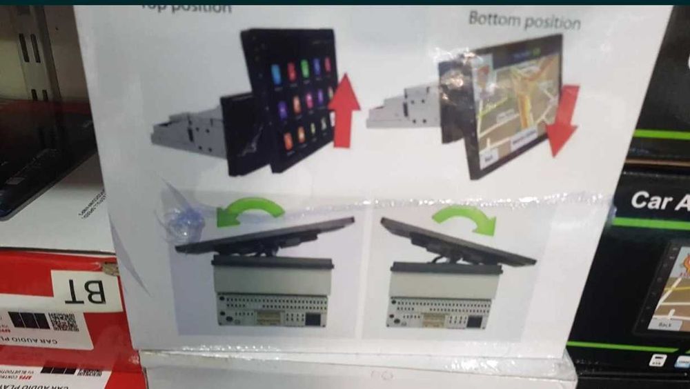 НАВИГАЦИЯ мултимедия за кола Android 13.0 1 din 10 инча ротация 360
