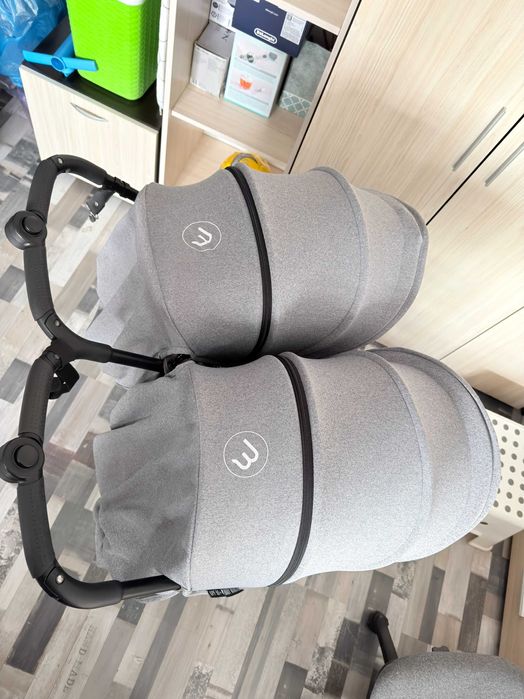 Детска количка за близнаци Baby Monsters Kuki Twin