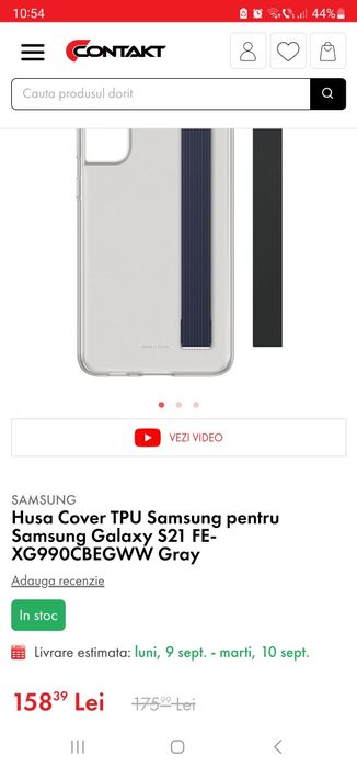 Husa Cover TPU Samsung Galaxy S21 FE GREY