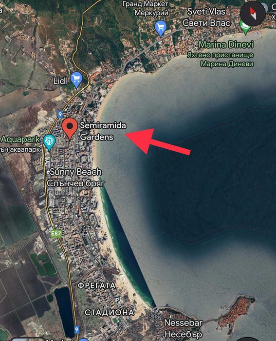 Дава се под наем Едностаен апартамент в к.к. Слънчев бряг - 55 кв.м за 280.5 € - Снимка #7