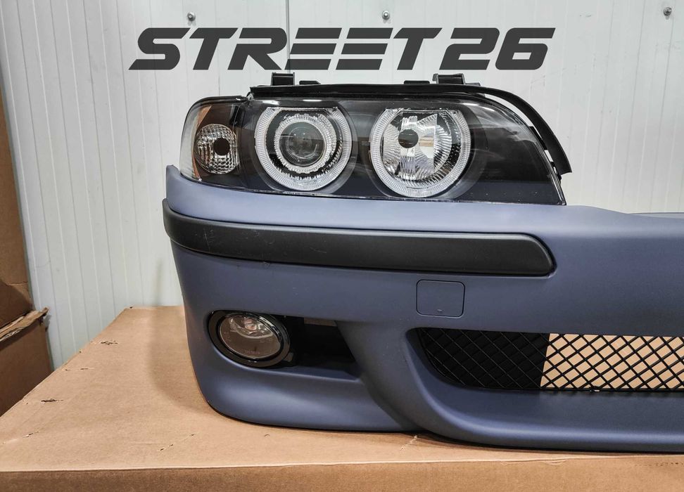 Pachet Bara Fata M BMW E39 (1995-2003) si Faruri Angel Eyes Halogen