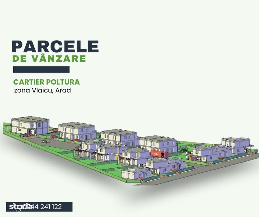 Parcela pentru locuinta in Poltura / Vlaicu