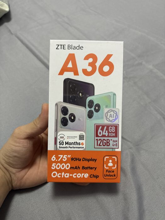 Смартфон ZTE Blade A36, 64гб