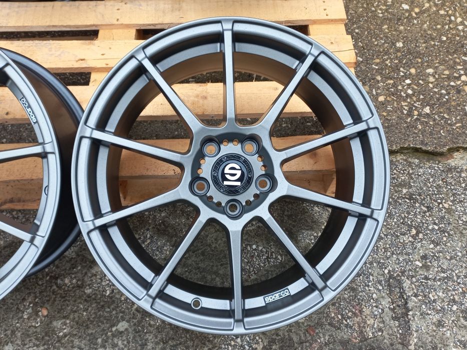 18"5×114.3 Sparco Gara Гънметал Мат 8j et35 Honda Mitsubushi Toyota Maz