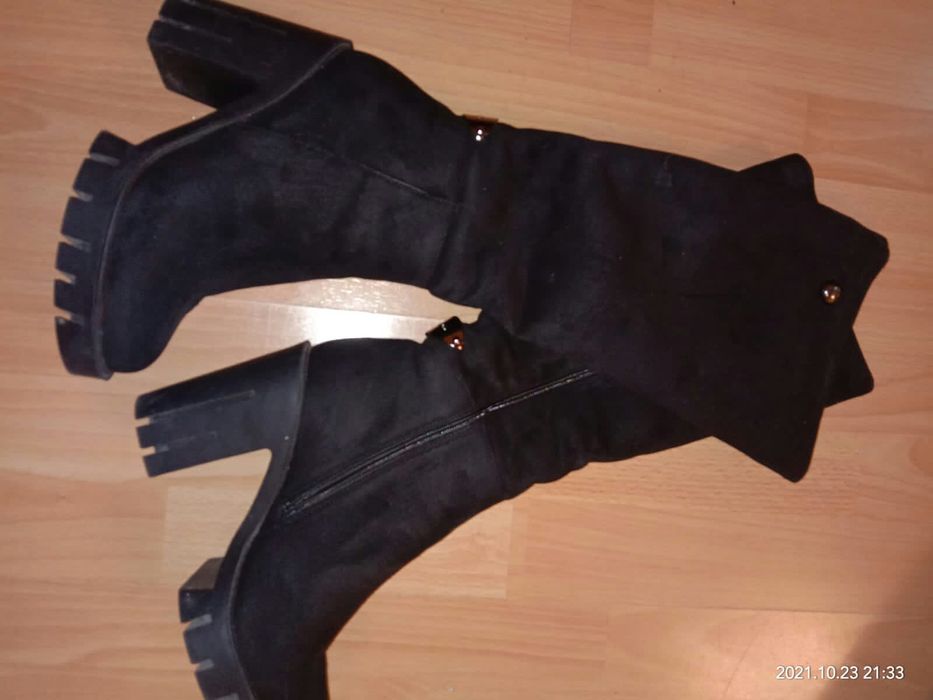 Сапоги женские, платформа