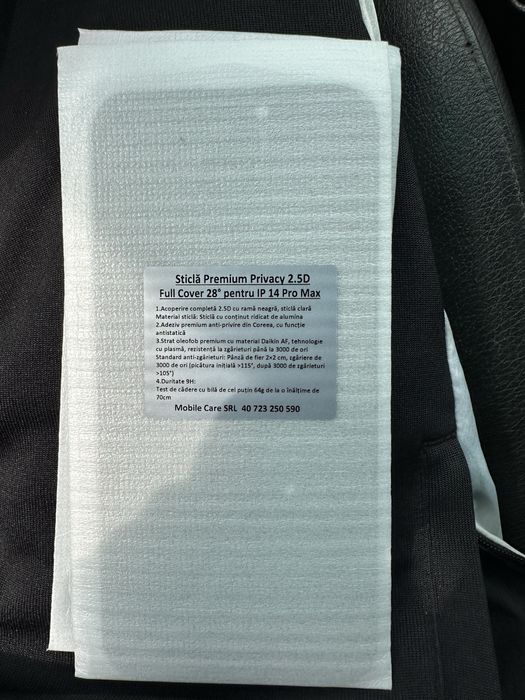 Folii sticla premium iphone 14 pro max / 15pro max