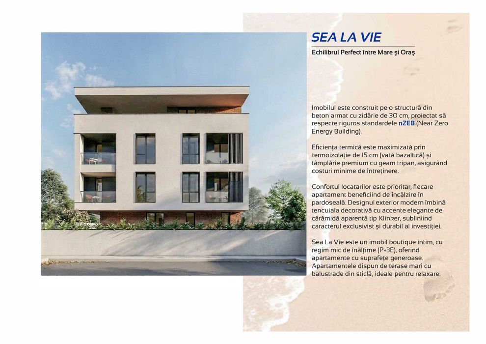 Sea La Vie Eforie Sud - Apartament 2 camere, boutique,construcție nouă
