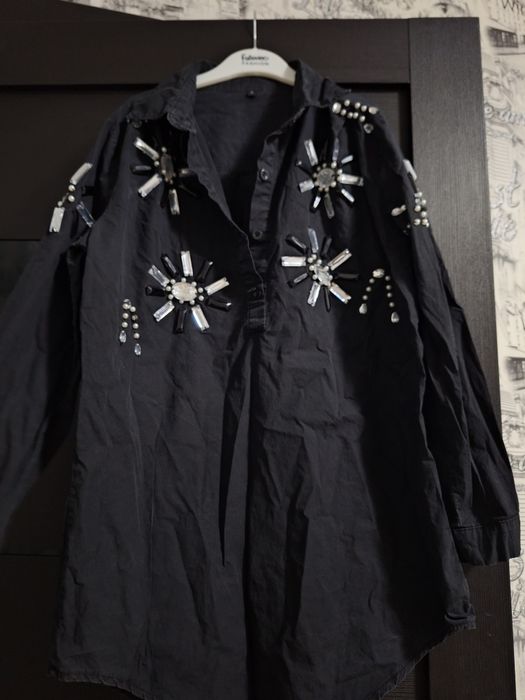 чёрная рубашка б/у