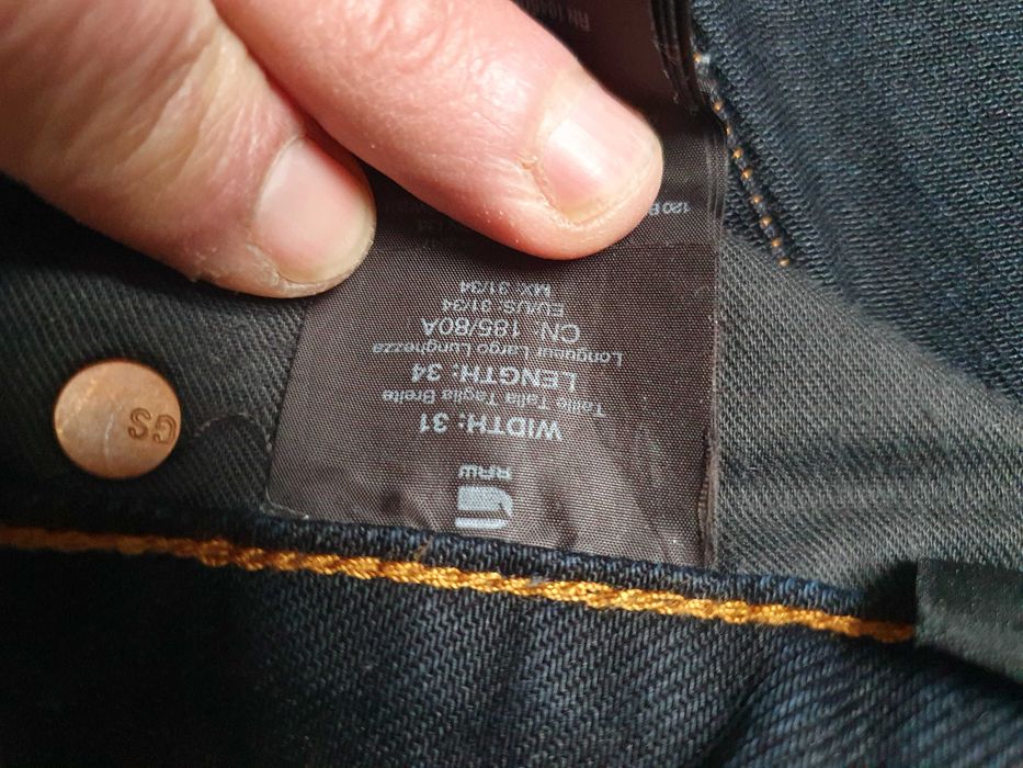 Blugi G-STAR RAW "3301 Low Tapered" - Marime W31 L34 (Talie 85 cm)