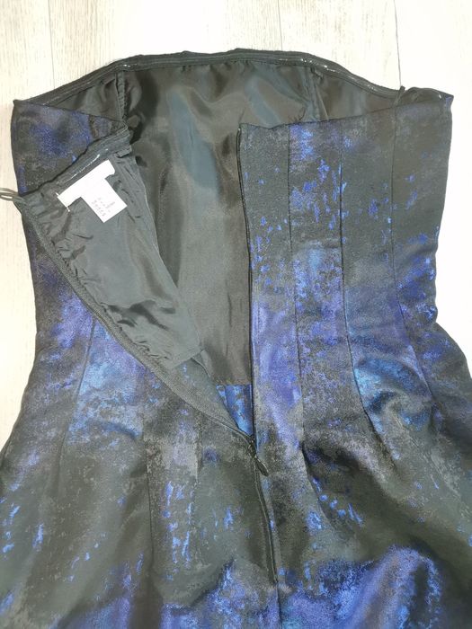 Rochie H&M, albastra, corset, mărimea 36