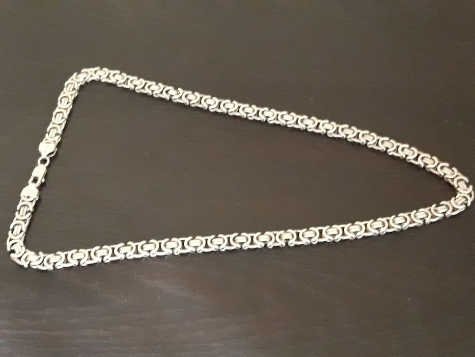 Lanț bărbătesc din argint, 85 g,