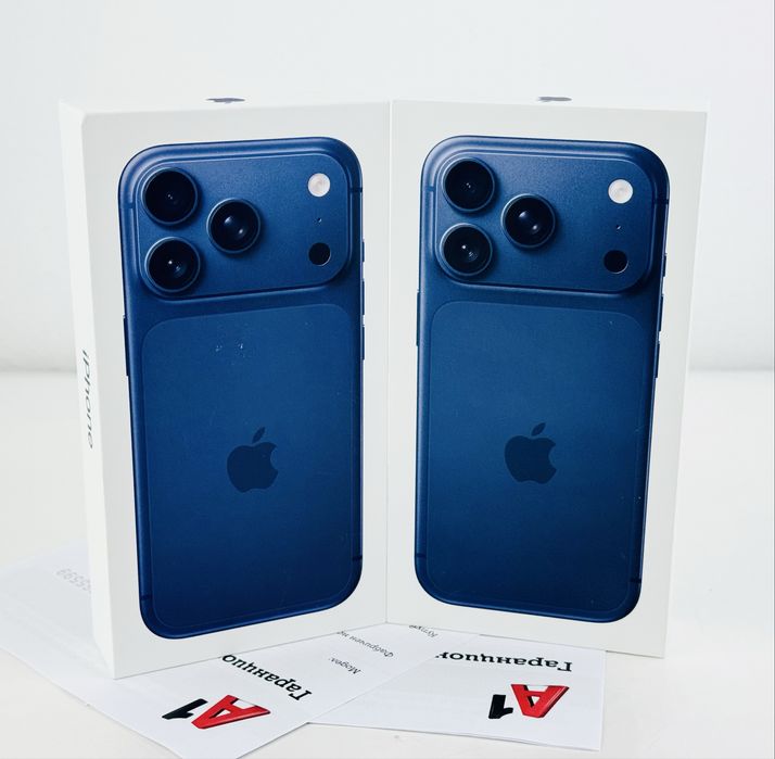 НОВ! Apple iPhone 17 Pro Max 256GB Deep Blue 2г. Гаранция!