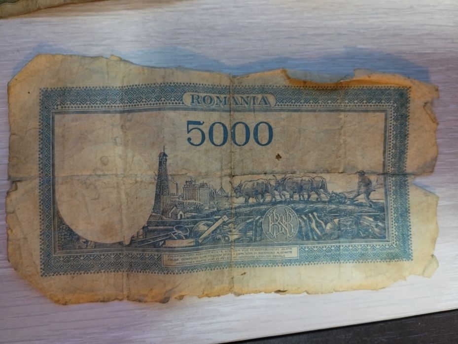 Bancnote și monede vechi, Românești, de colecție