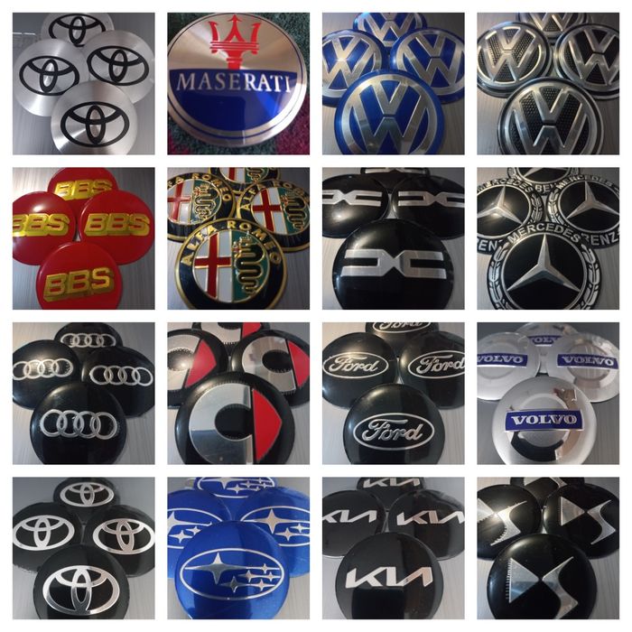 Embleme metalice autoadezive -