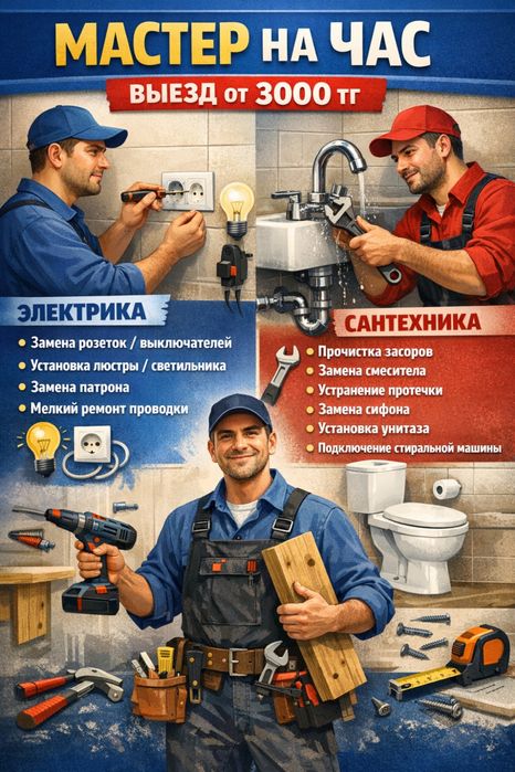 МАСТЕР  на час - 24/7