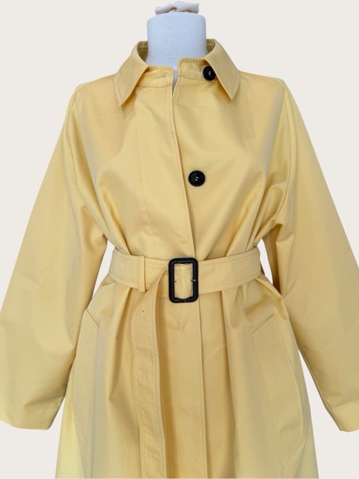 Max Mara, Trench impermeabil, galben, 38 EU / M