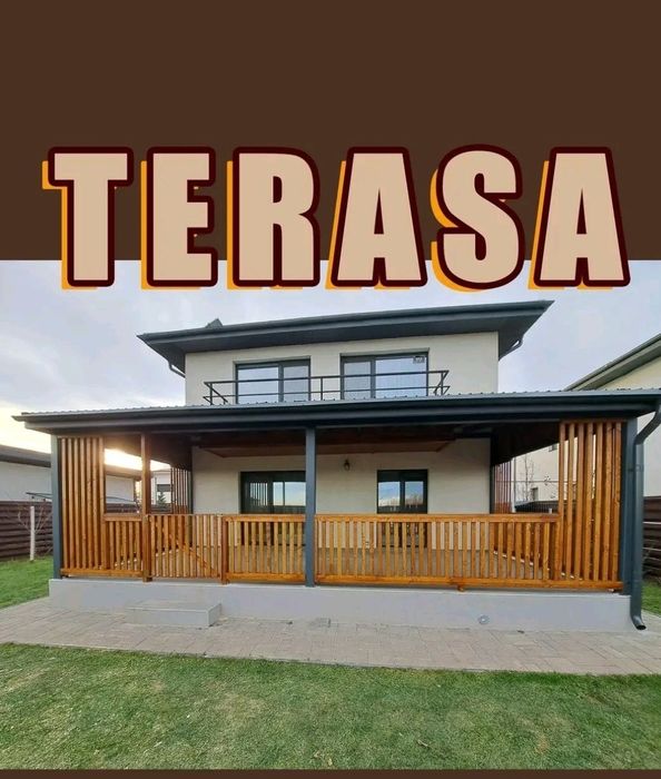 Terase, foișoare, magazii, pergole, căsuțe de gradina, magazii etc