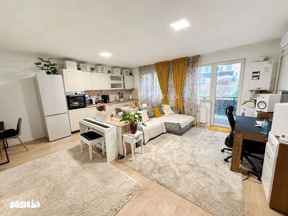 Apartament cu 2 camere, 51,4 mp, parcare, zona Fagului — fotografia 1