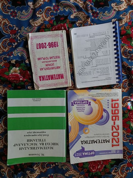 Abituriyentlar uchun Matematika fanidan 4 talik mukammal Kolleksiya