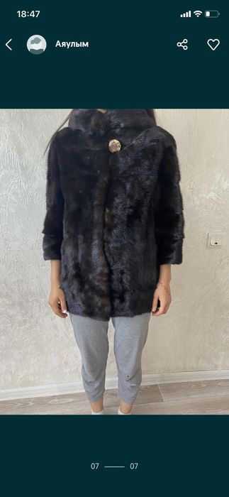 Шуба  80000тг. Б/у