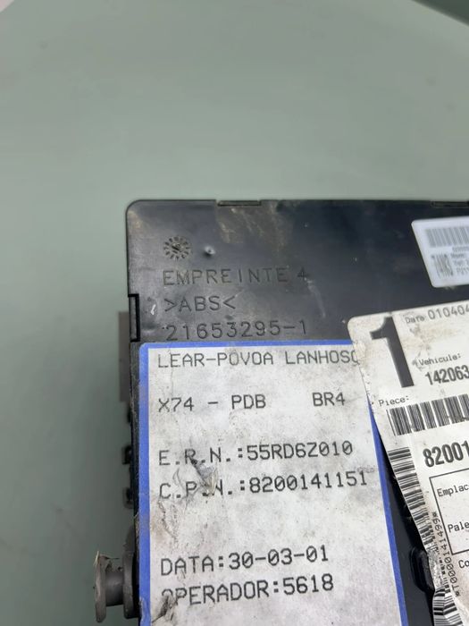 Panou sigurante si relee 216532951 Renault Laguna 2001 1.8 MT (123 hp)
