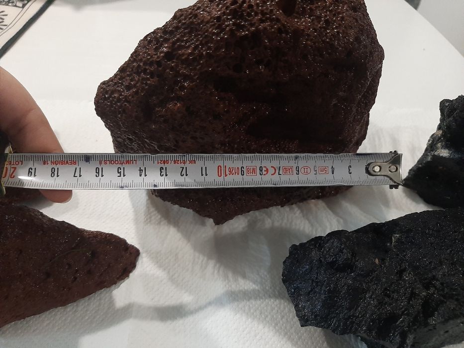 Piatra Naturala acvariu Black&Red Lava Stone