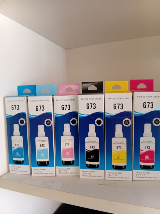 Краски для принтера Epson, Canon, HP