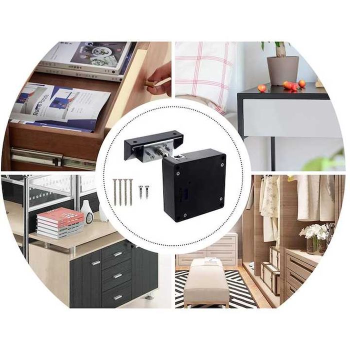 Incuietoare inteligenta ascunsa cu deblocare prin NFC-RFID si Wireless