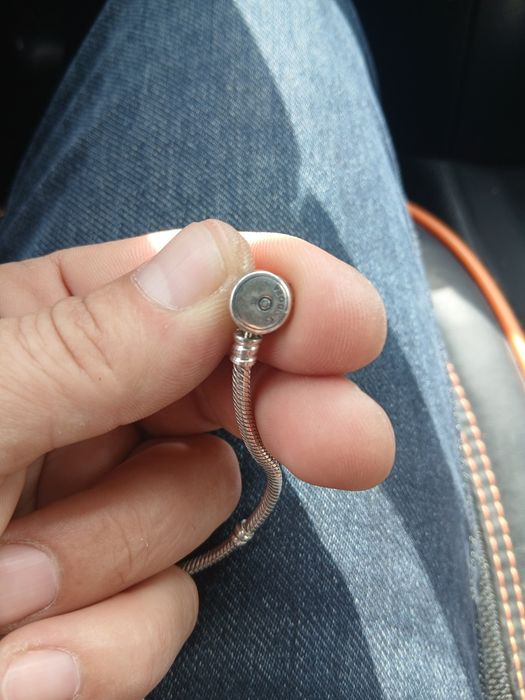 Браслет серебро с камнями PANDORA