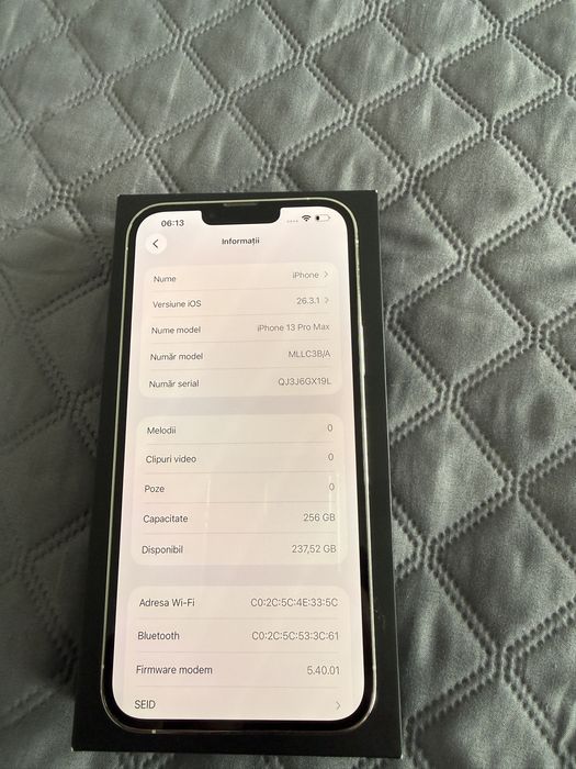 iPhone 13 pro max 256 gb