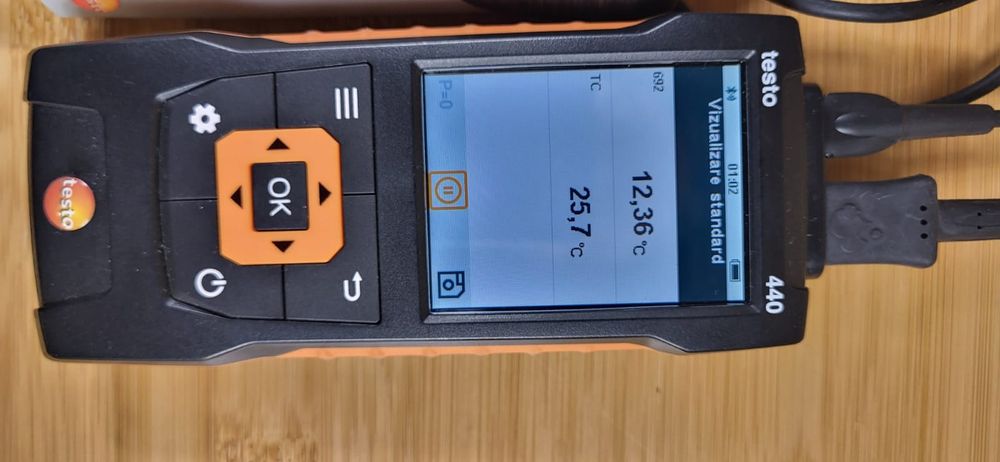 Testo 440 si senzori de temperratura testo