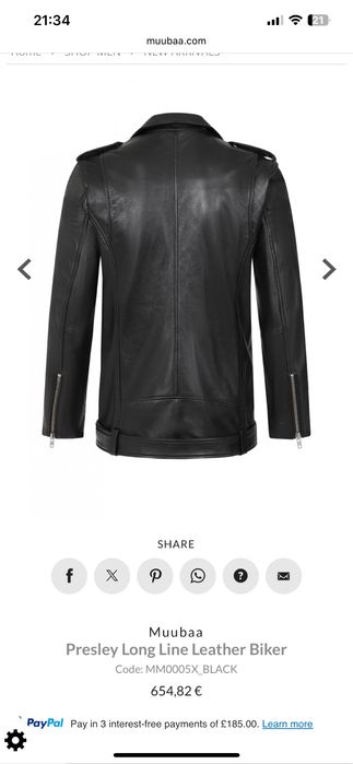 Geaca de piele Muubaa