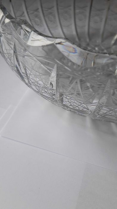Голяма кристална купа за плодове
