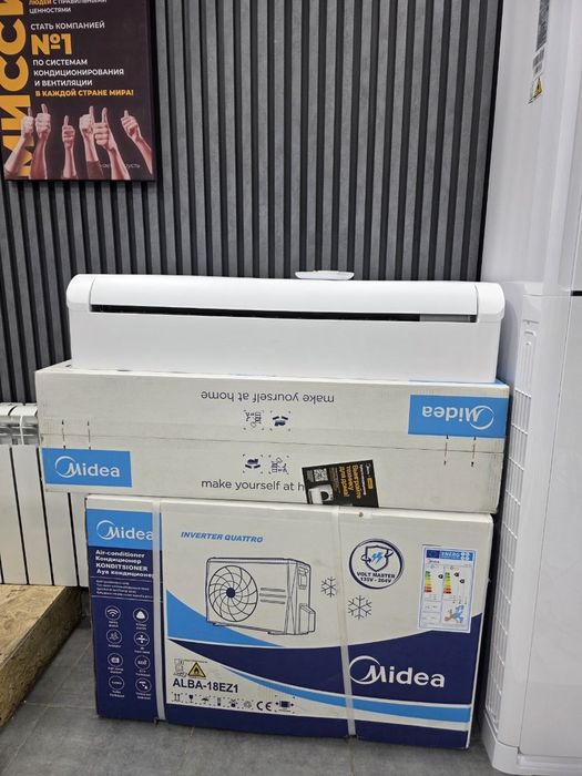 New Новинка Кондиционер Midea Alba Pro 12000 btu. Kansaner Alba Pro 12