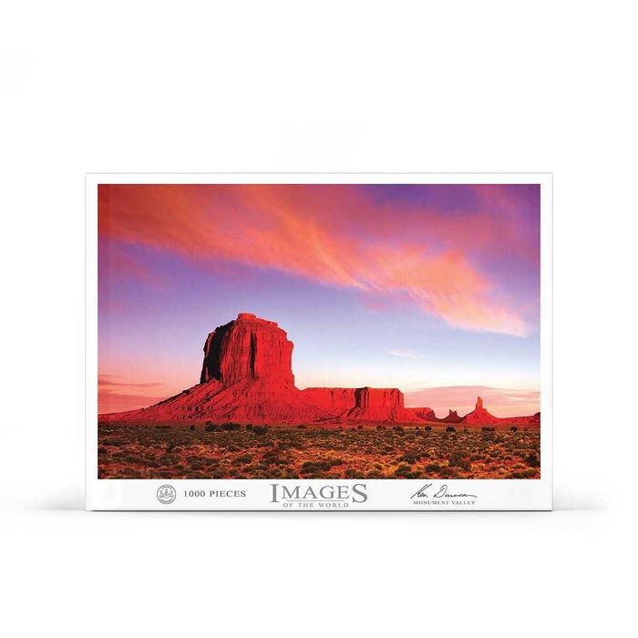 Puzzle 1000 piese, Monument Valley, puzzle mare, joc de familie