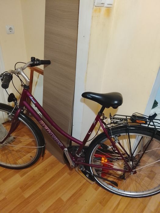 Bicicleta damă și bicicleta cu cadru