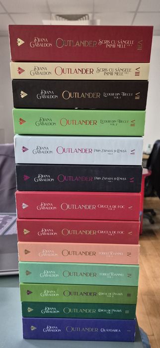 Vand set Diana Gabaldon, carti noi, necitite