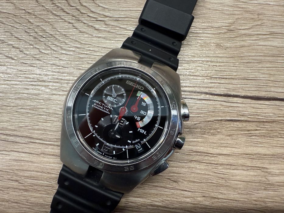 Ceas Seiko Arctura Kinetic Chronograph 7L22 stare foarte buna automat