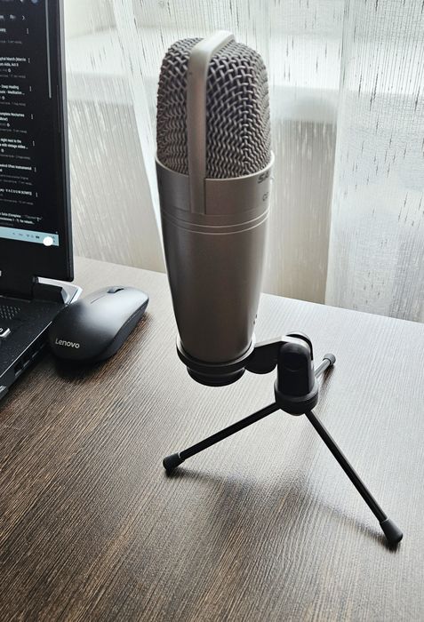 Студийный микрофон. Samson C01U Pro USB микрофон  для стрима, игр