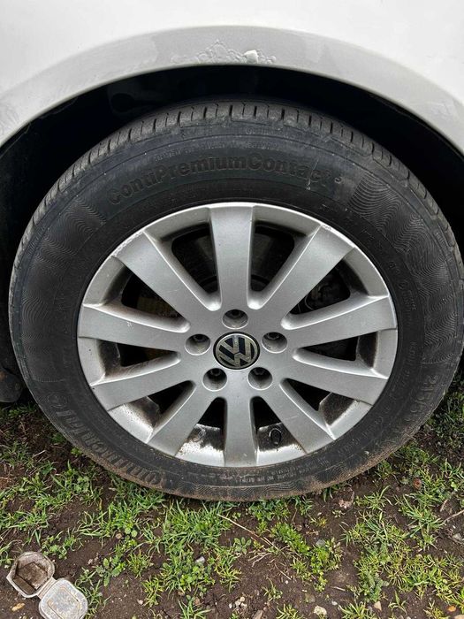 Set jante aliaj cu anvelope Vw Passat B6  215/55R16