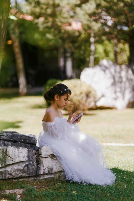 Шаферска Рокля за шаферка момиче 8 години