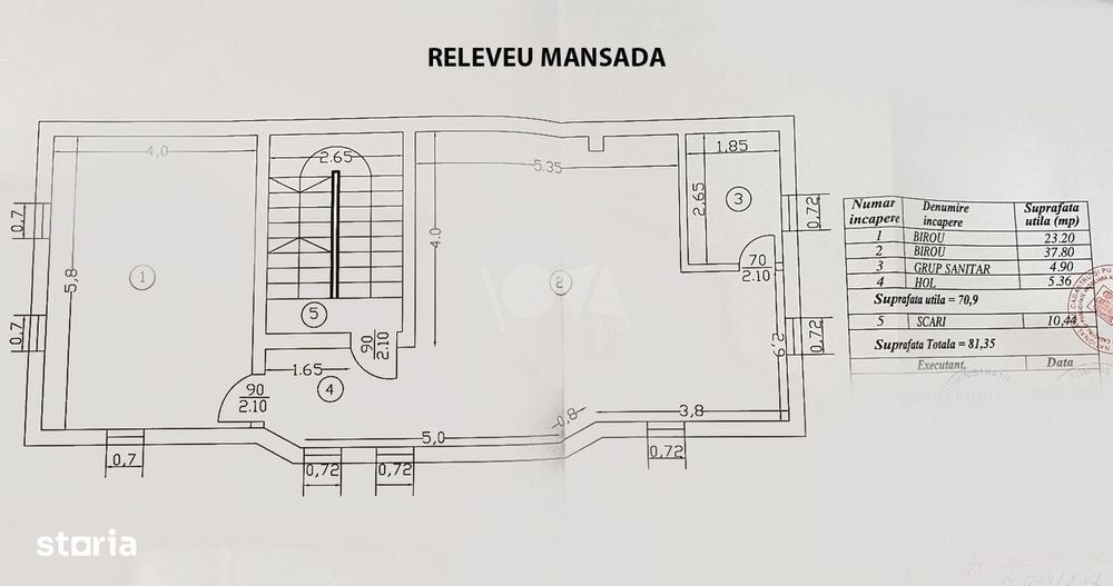 De închiriat: clădire de birouri P+1+M - Metrou Nicolae Grigorescu