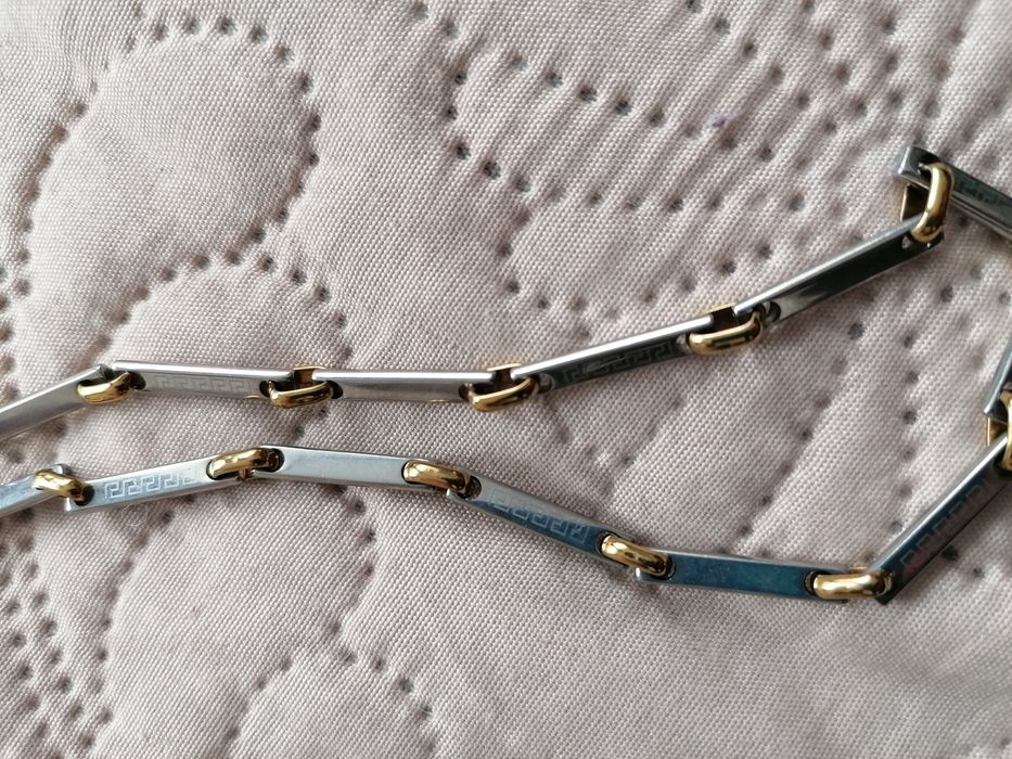 Дамски  синджир медицинска стомана с шарка на версаче