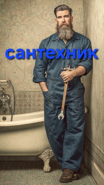 Сантехник, 20 лет стажа.