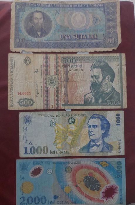 Bancnote romanesti si straine