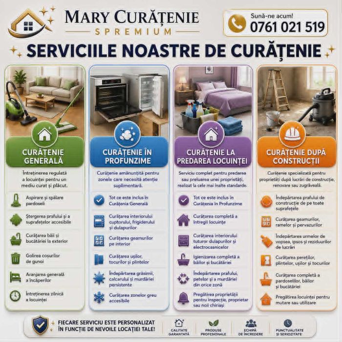 Servicii de curățenie premium privat