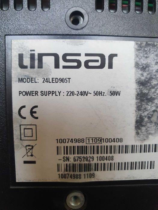 LED TV Linsa(Sharp) 24" Tv/Dvd Combo