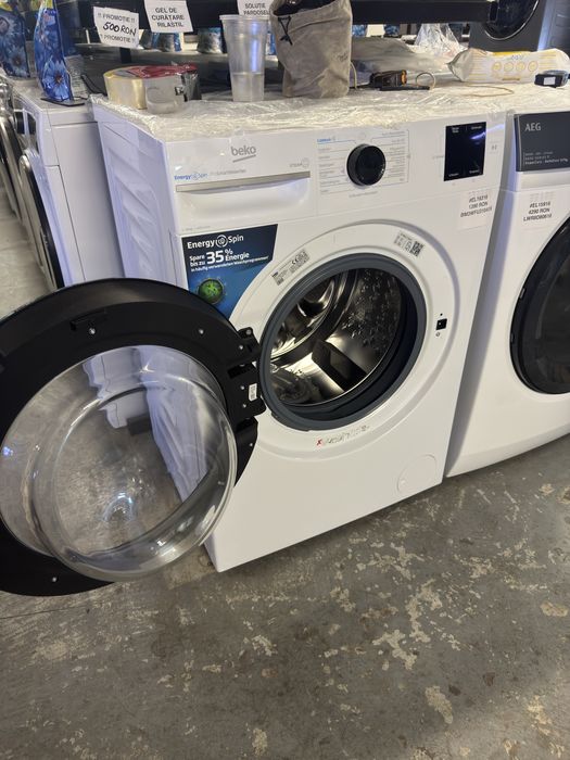 Mașină de spălat rufe 10kg Beko BM3WFU31041X, factura si garantie 12 luni